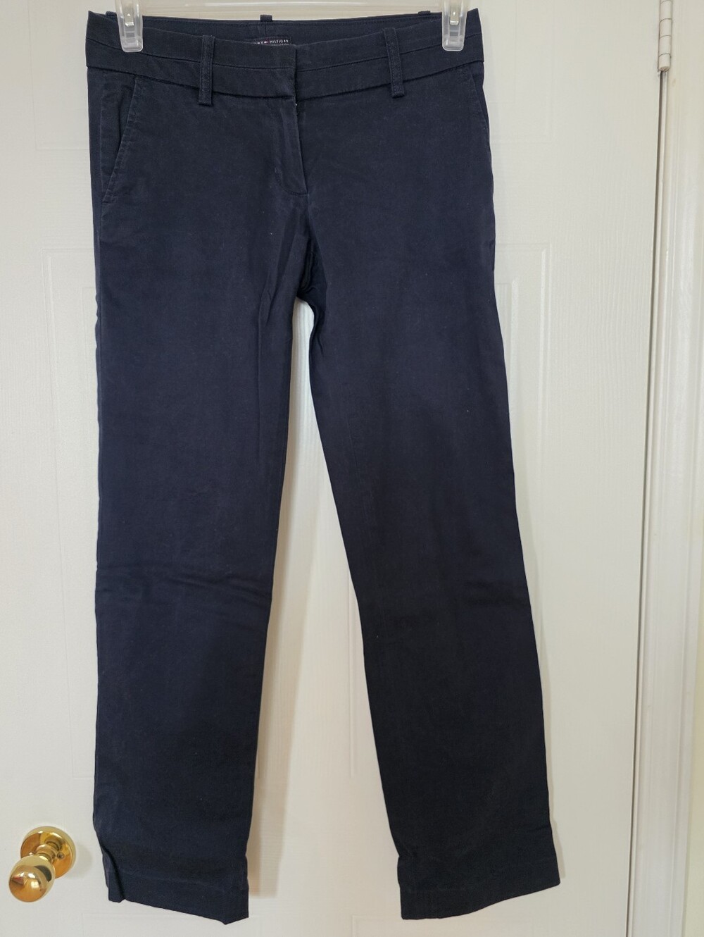 Tommy Hilfiger Straight Leg Chinos, Dark Navy, 2
